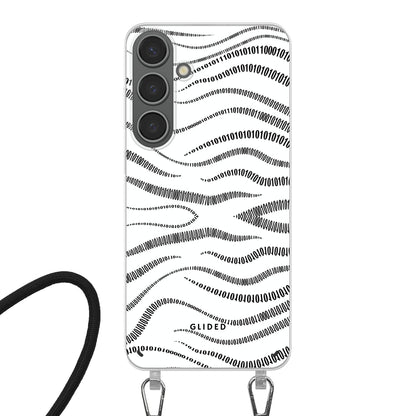 Binary Code - Samsung Galaxy S24 Plus Handyhülle Crossbody case mit Band