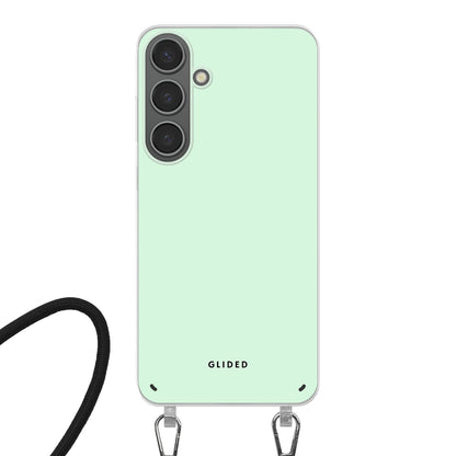 Mint Breeze - Samsung Galaxy S24 Plus Handyhülle Crossbody case mit Band