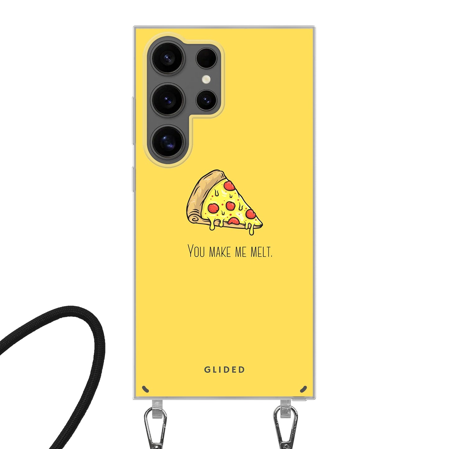 Flirty Pizza - Samsung Galaxy S24 Ultra - Crossbody case mit Band