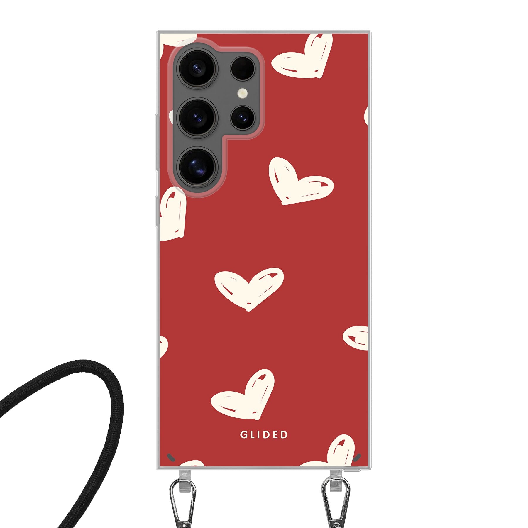 Red Love - Samsung Galaxy S24 Ultra - Crossbody case mit Band