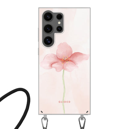 Pastel Flower - Samsung Galaxy S24 Ultra Handyhülle Crossbody case mit Band