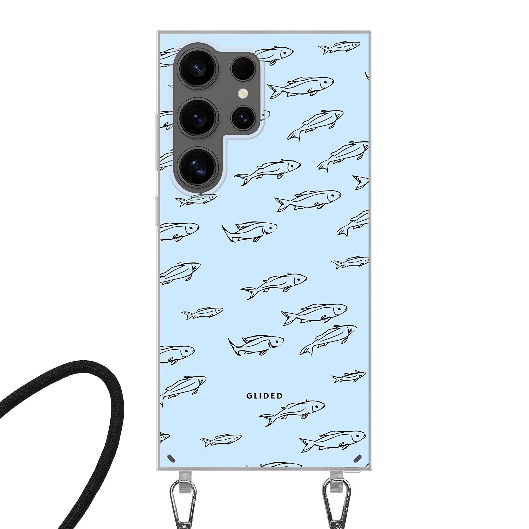 Fishy - Samsung Galaxy S24 Ultra Handyhülle Crossbody case mit Band