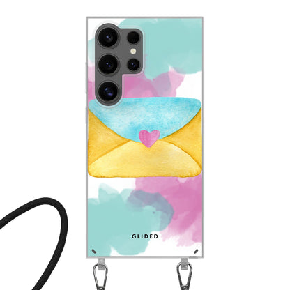 Envelope - Samsung Galaxy S24 Ultra - Crossbody case mit Band