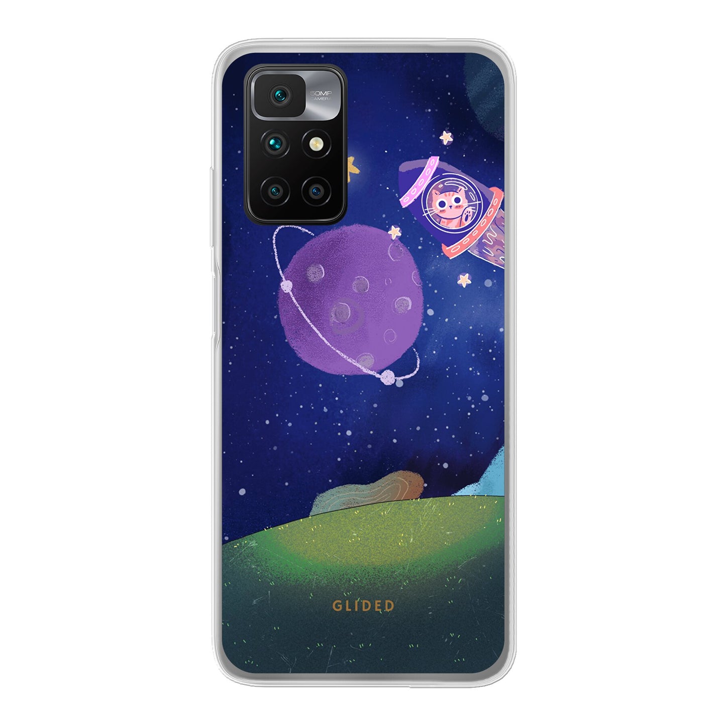 Galaxy Cat - Xiaomi Redmi 10 Handyhülle Soft case