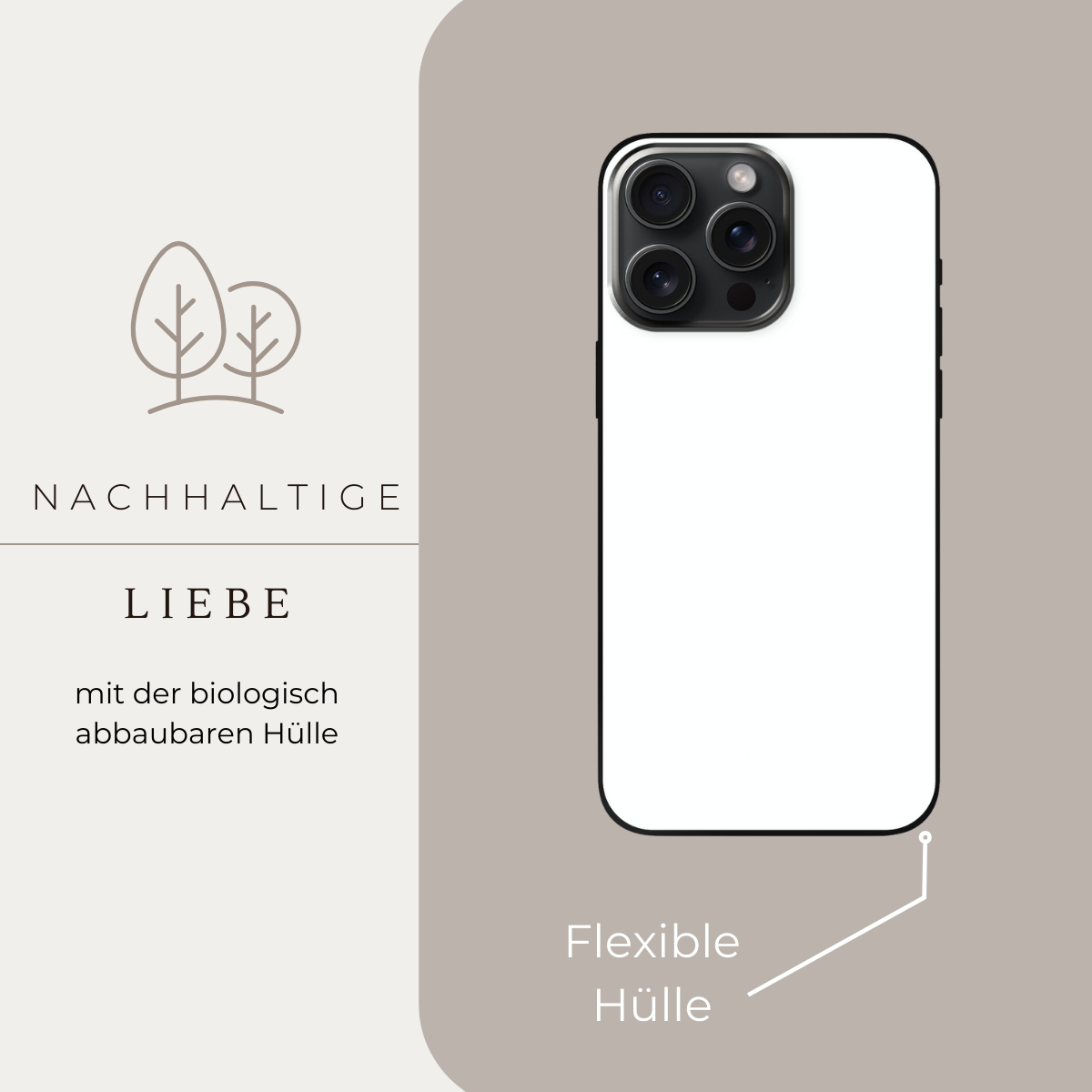 White Elegance - iPhone 8 Handyhülle