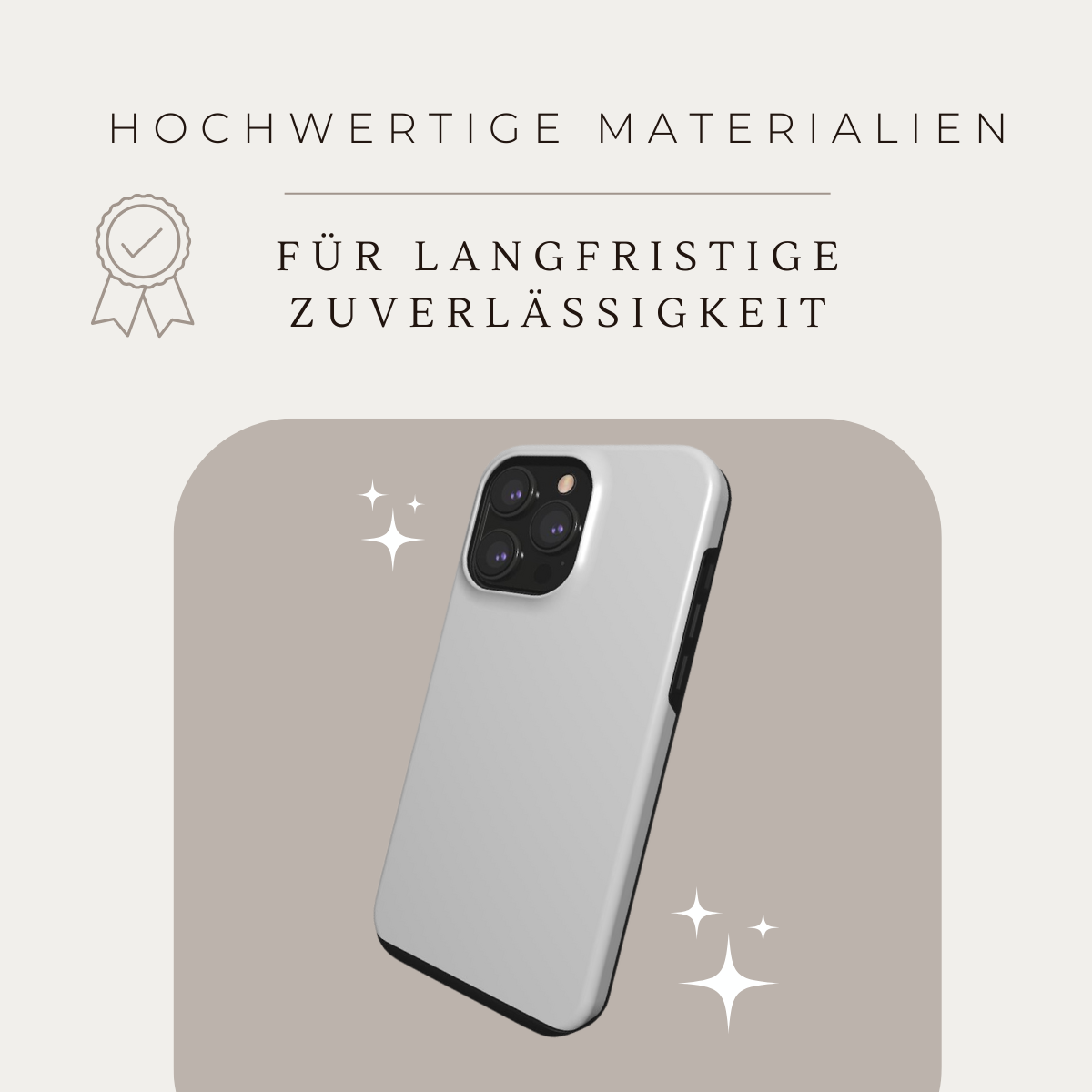 Material - White Elegance - iPhone 8 Handyhülle