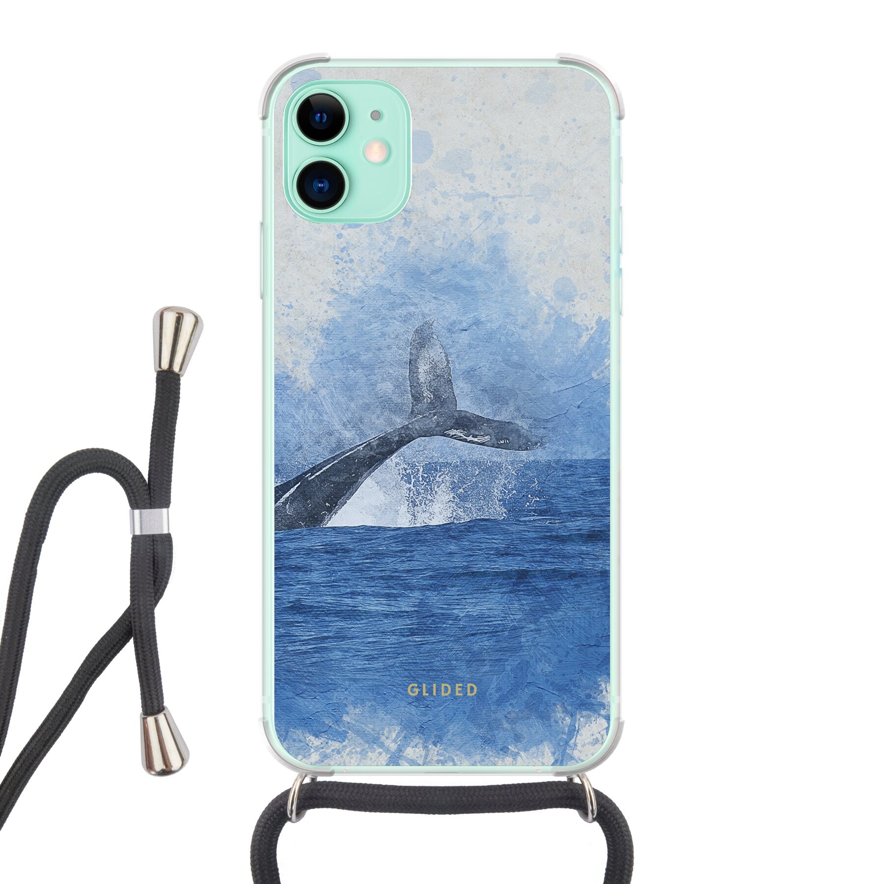 Oceanic - iPhone 11 Handyhülle Crossbody case mit Band