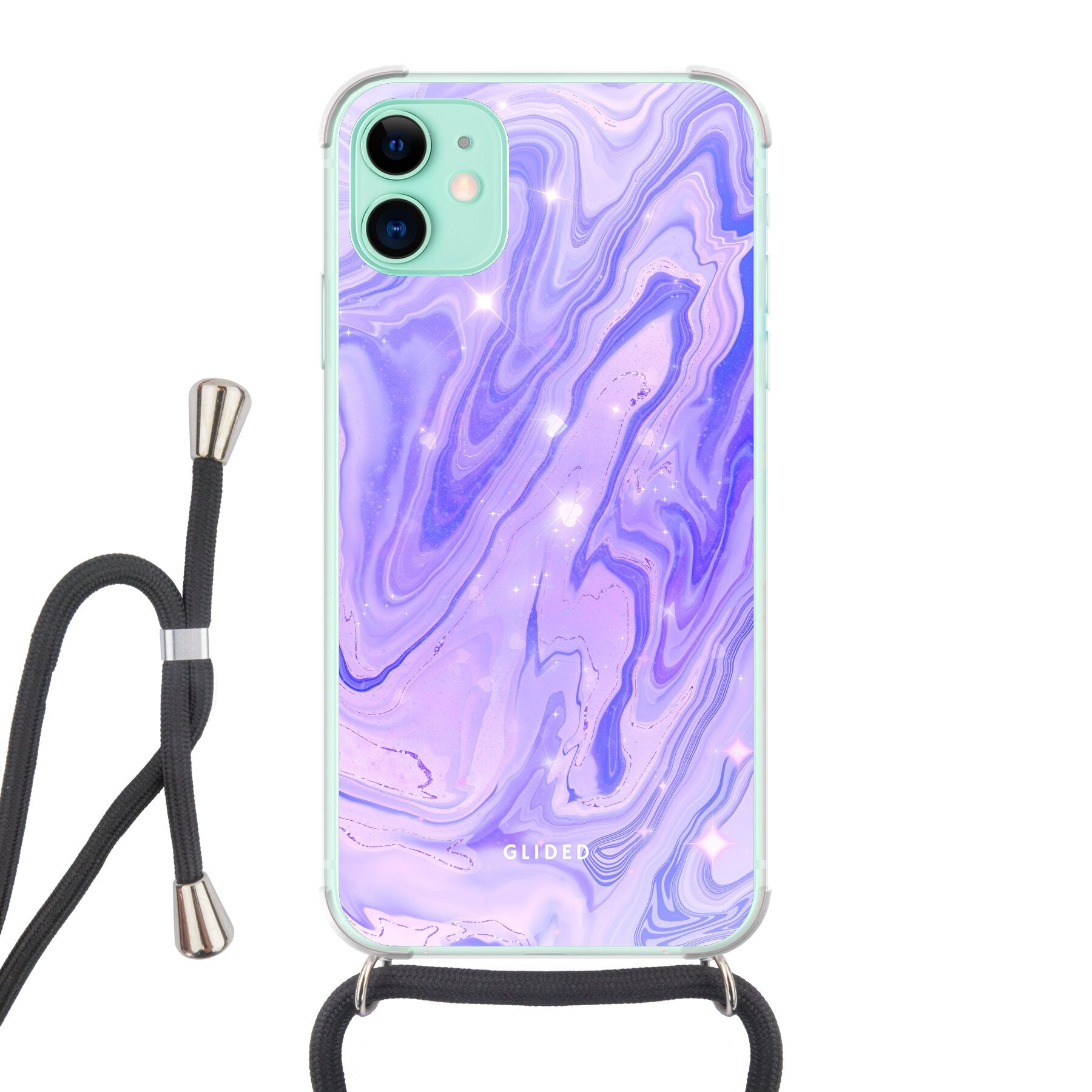 Purple Dream - iPhone 11 Handyhülle Crossbody case mit Band