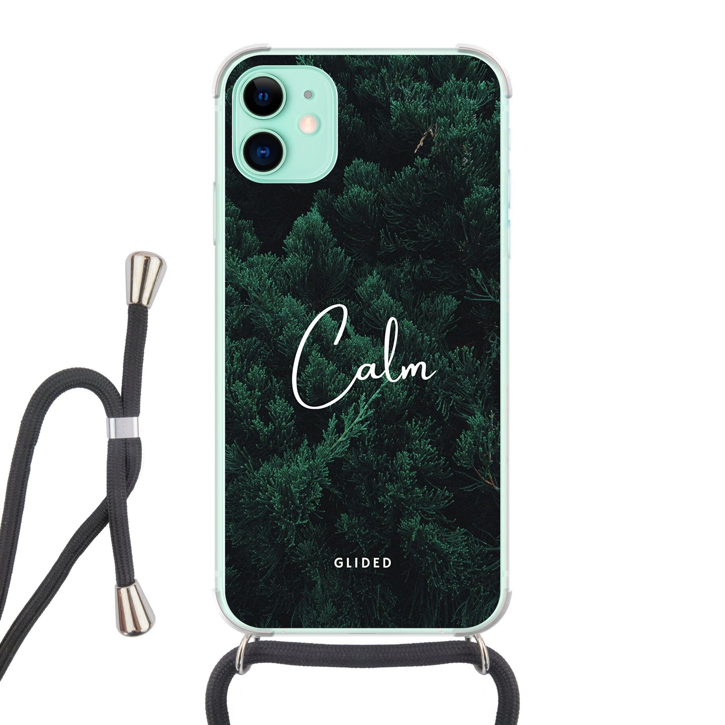 Keep Calm - iPhone 11 Handyhülle Crossbody case mit Band