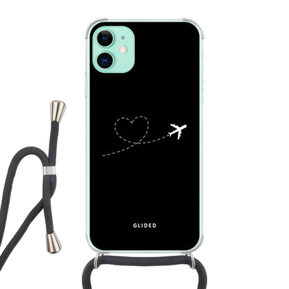 Flying Horizon - iPhone 11 Handyhülle Crossbody case mit Band