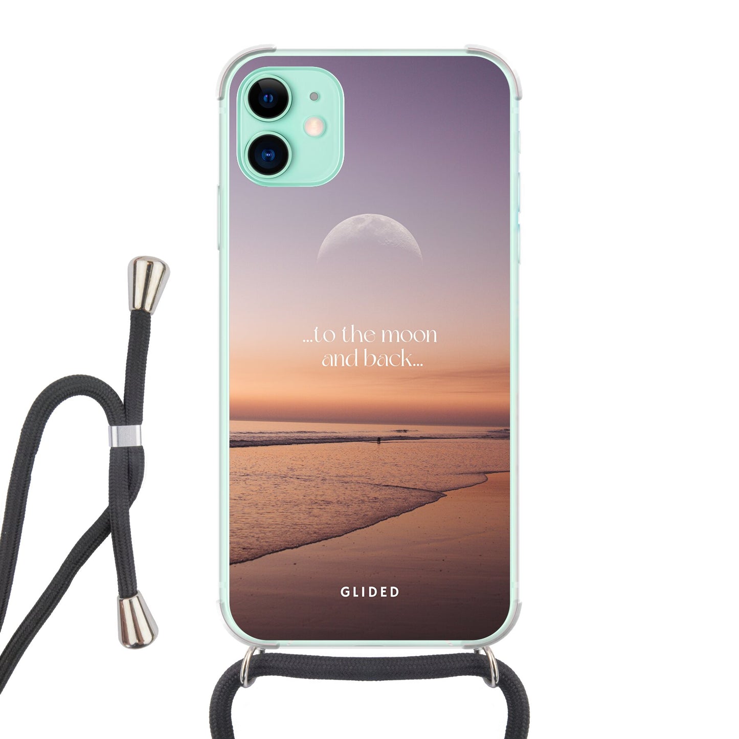 To the Moon - iPhone 11 - Crossbody case mit Band