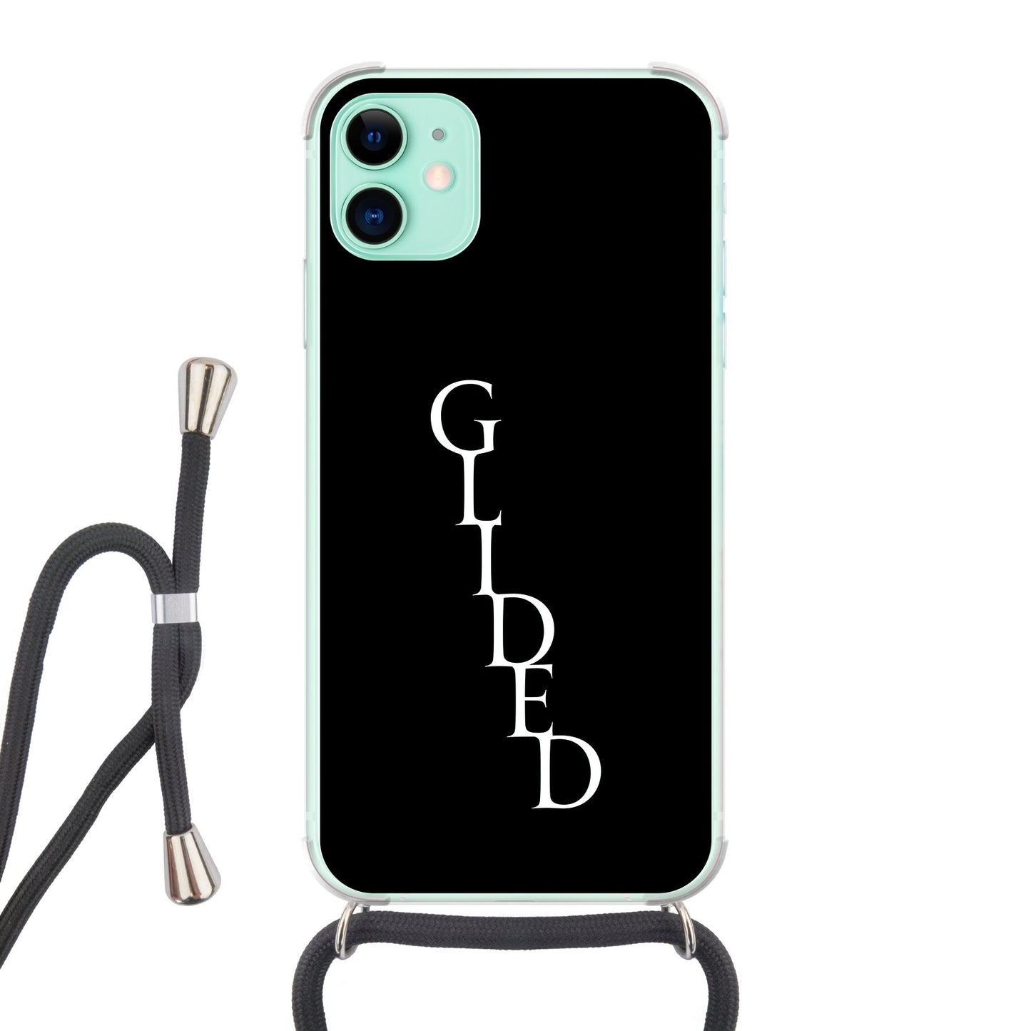 Premium Glided Exclusiv - iPhone 11 Handyhülle Crossbody case mit Band