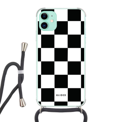 Classic Chess - iPhone 11 Handyhülle Crossbody case mit Band