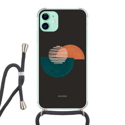 Crest - iPhone 11 Handyhülle Crossbody case mit Band