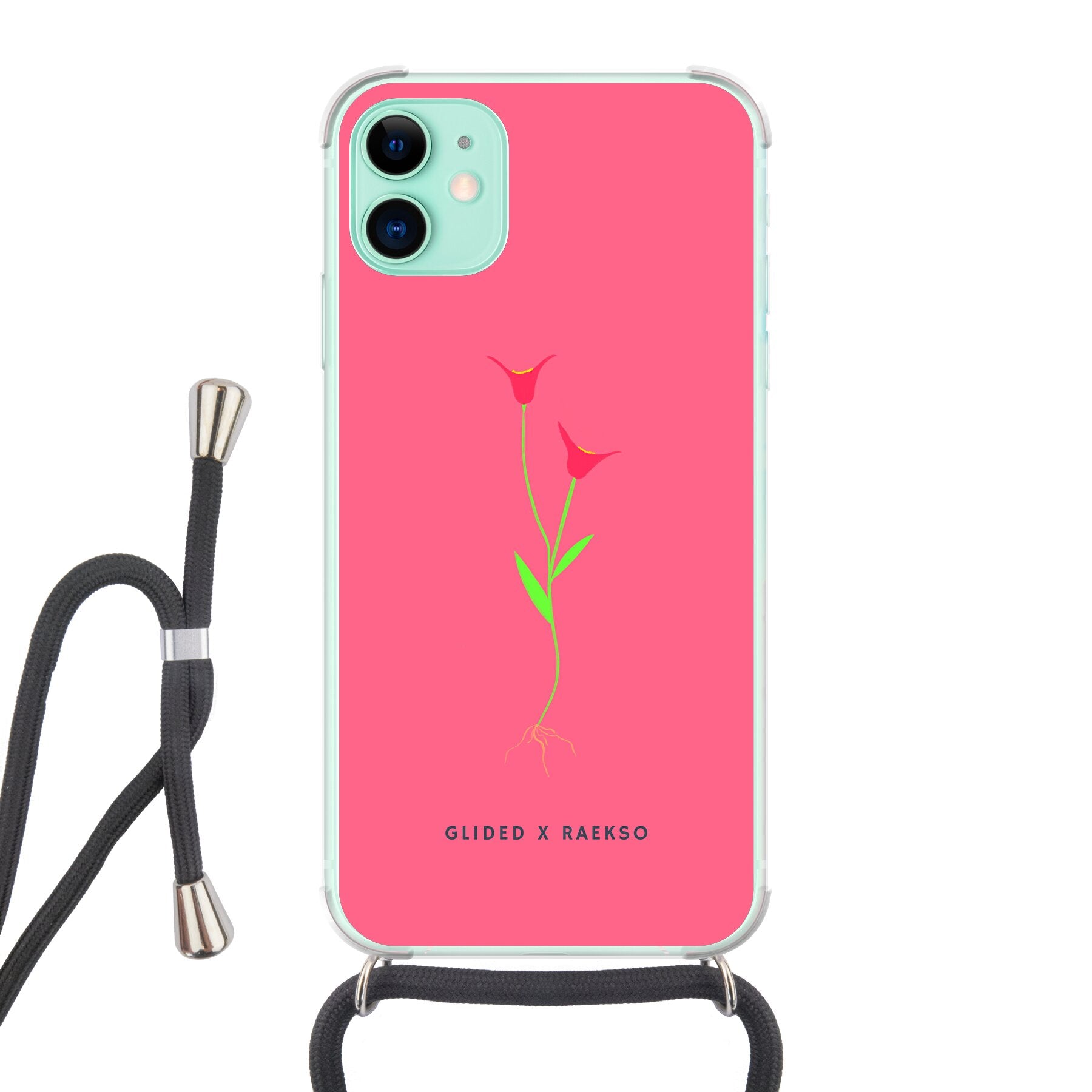 GLIDED X RAEKSO - iPhone 11 - Crossbody case mit Band