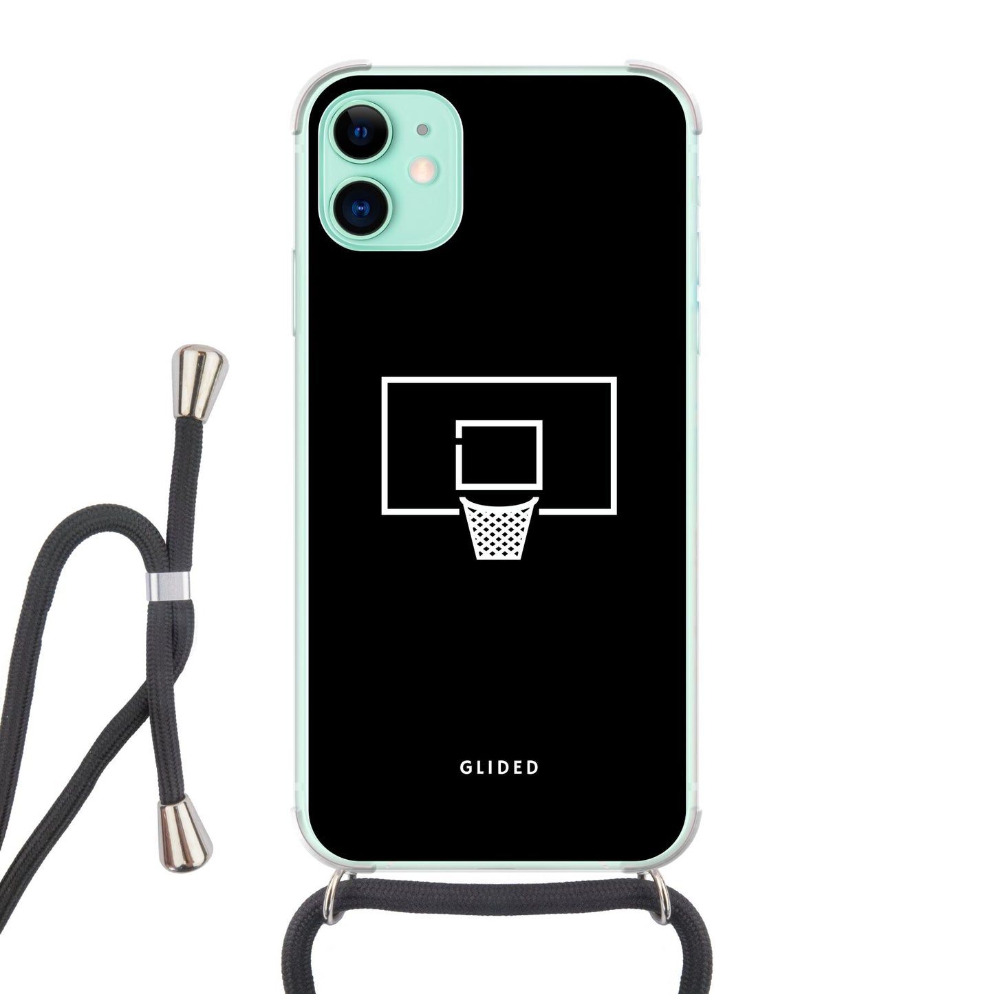 Basketball Fun - iPhone 11 Handyhülle Crossbody case mit Band