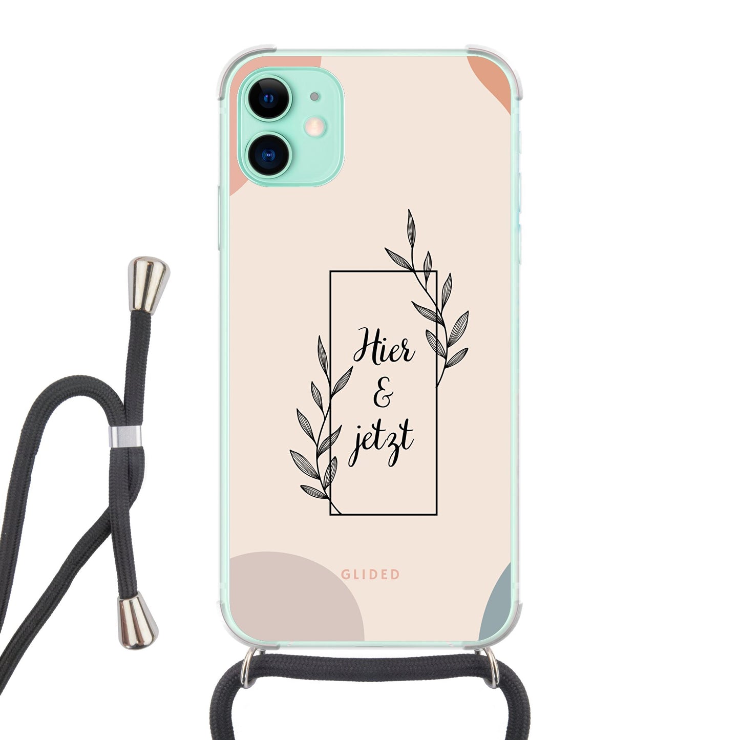 Now - iPhone 11 Handyhülle Crossbody case mit Band