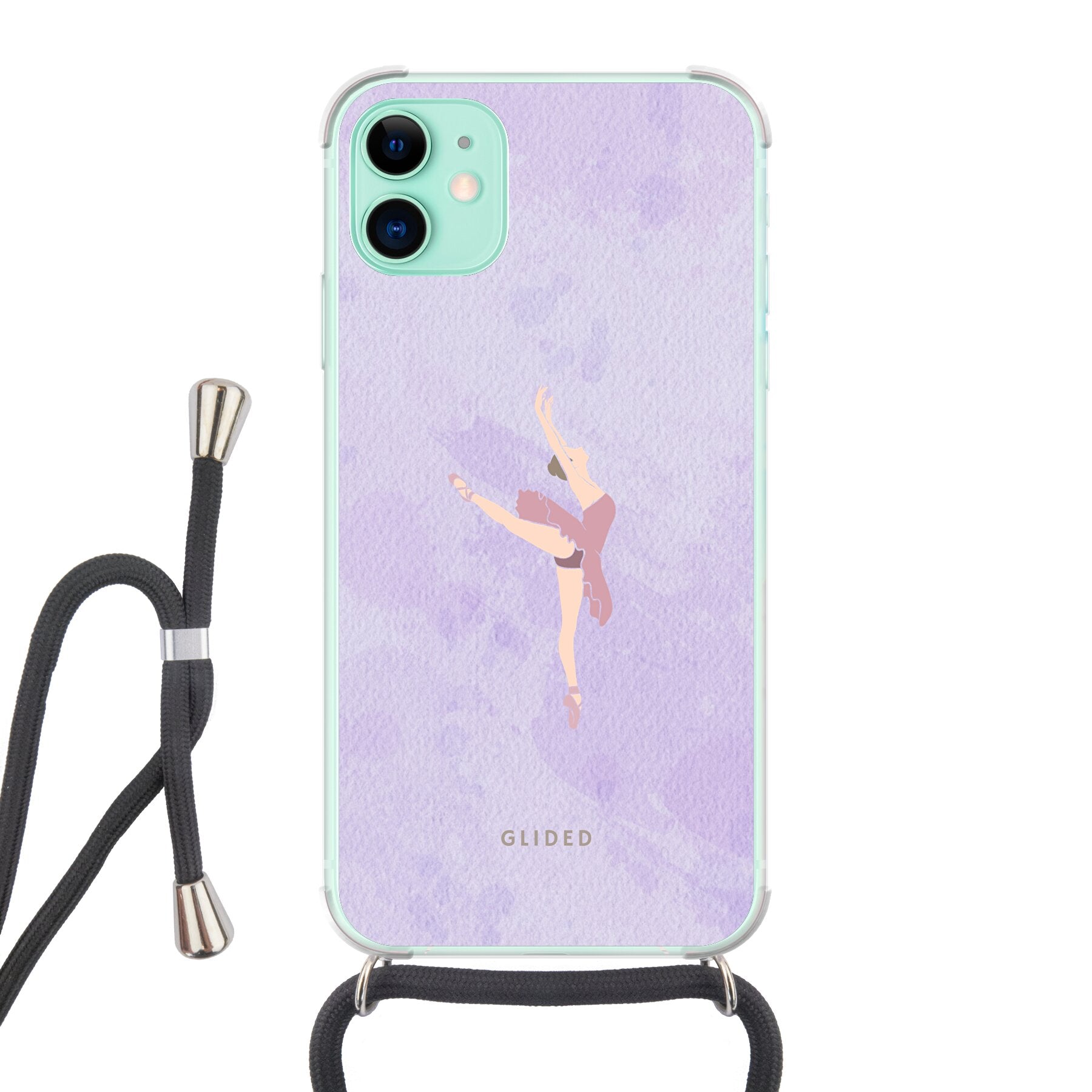 Lavender - iPhone 11 Handyhülle Crossbody case mit Band