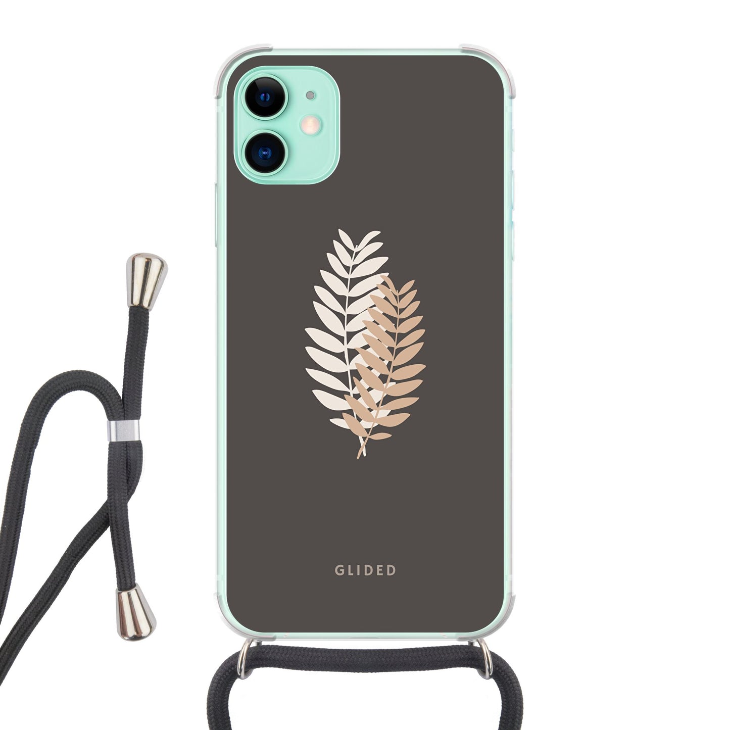 Florage - iPhone 11 Handyhülle Crossbody case mit Band