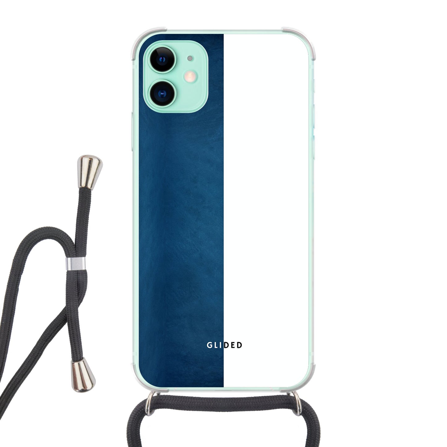 Contrast - iPhone 11 Handyhülle Crossbody case mit Band