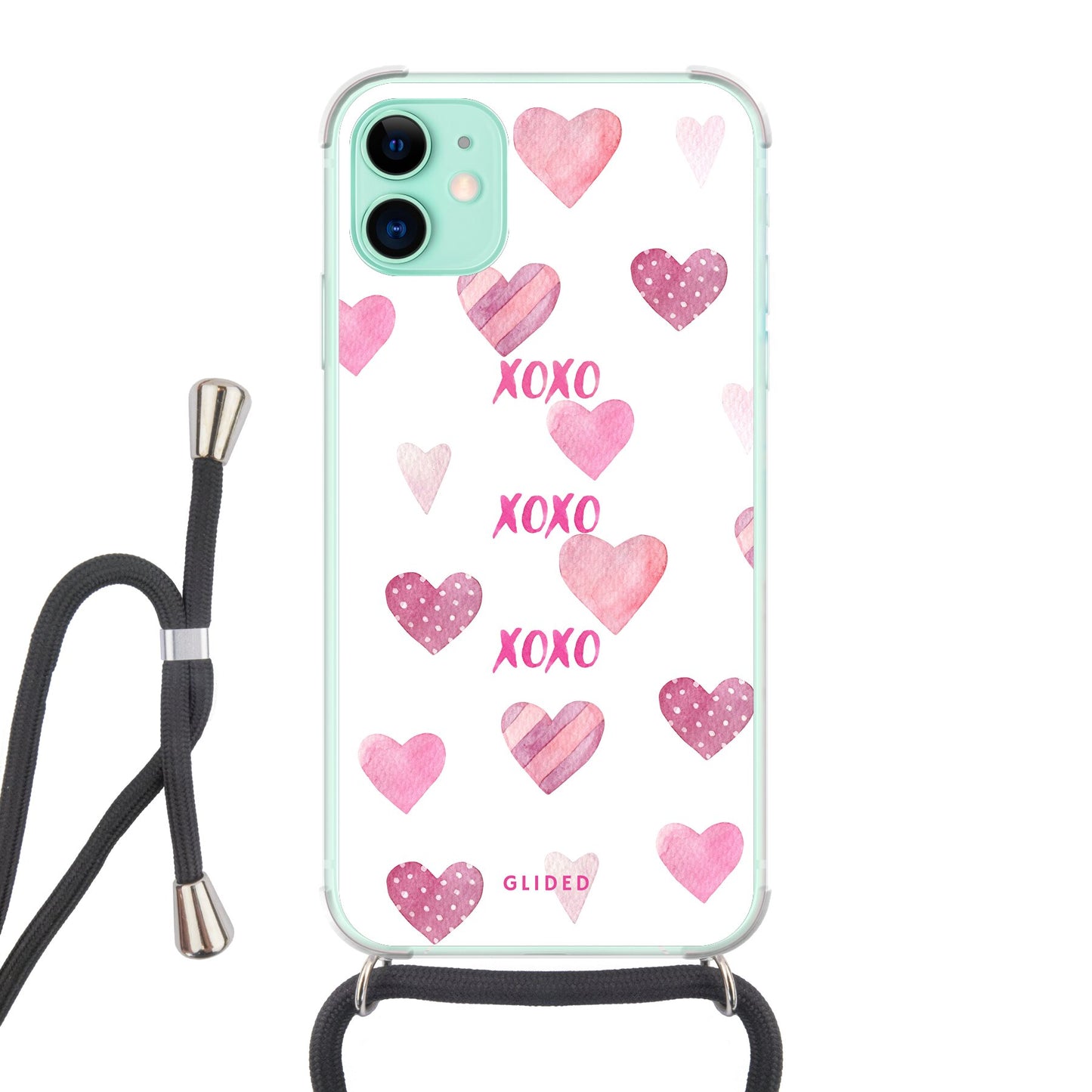 Xoxo - iPhone 11 - Crossbody case mit Band