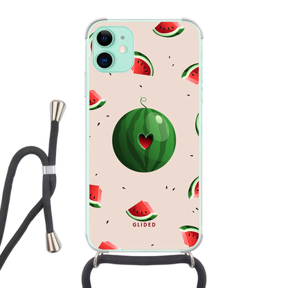 TastyLove - iPhone 11 Handyhülle Crossbody case mit Band