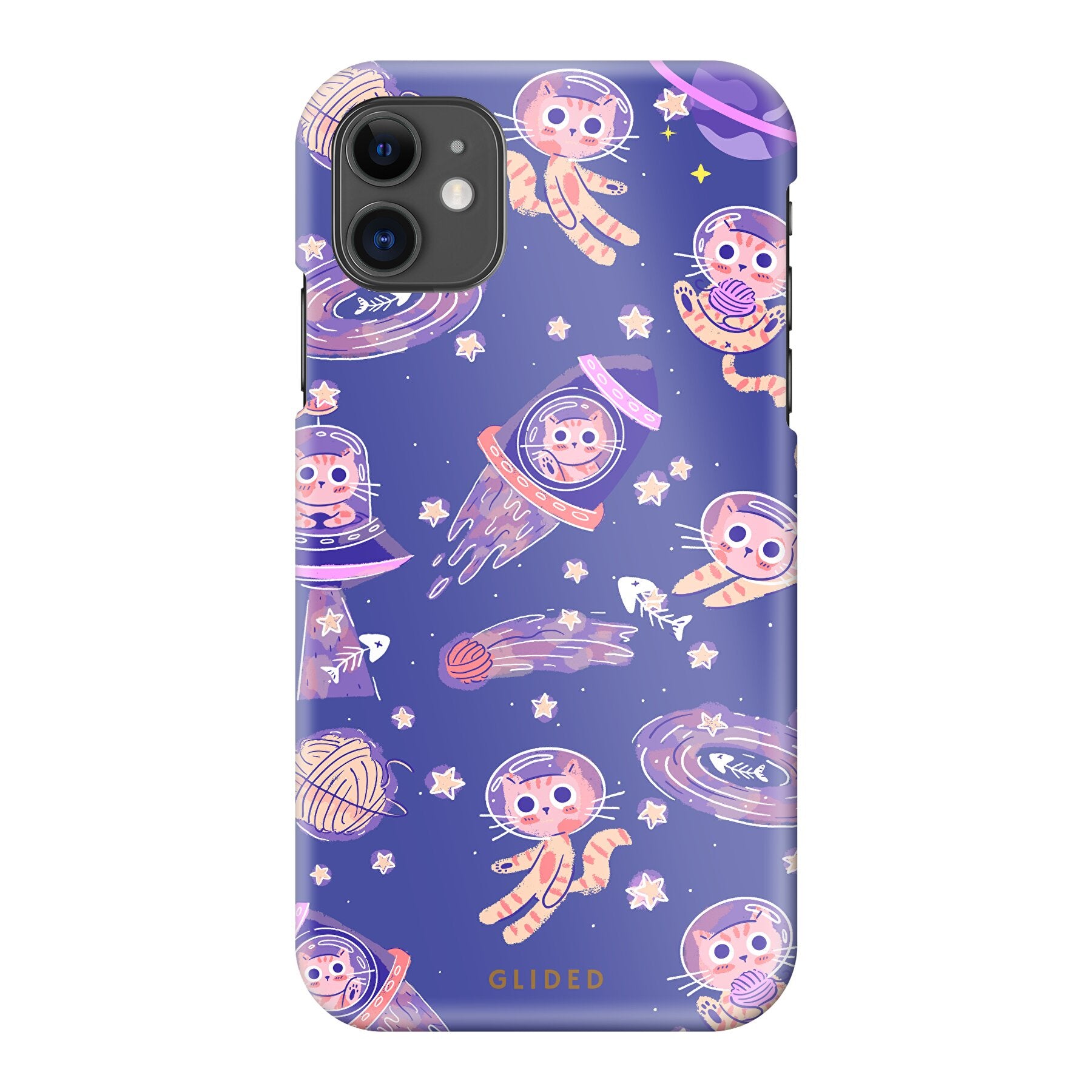 Space Cat - iPhone 11 Handyhülle Hard Case