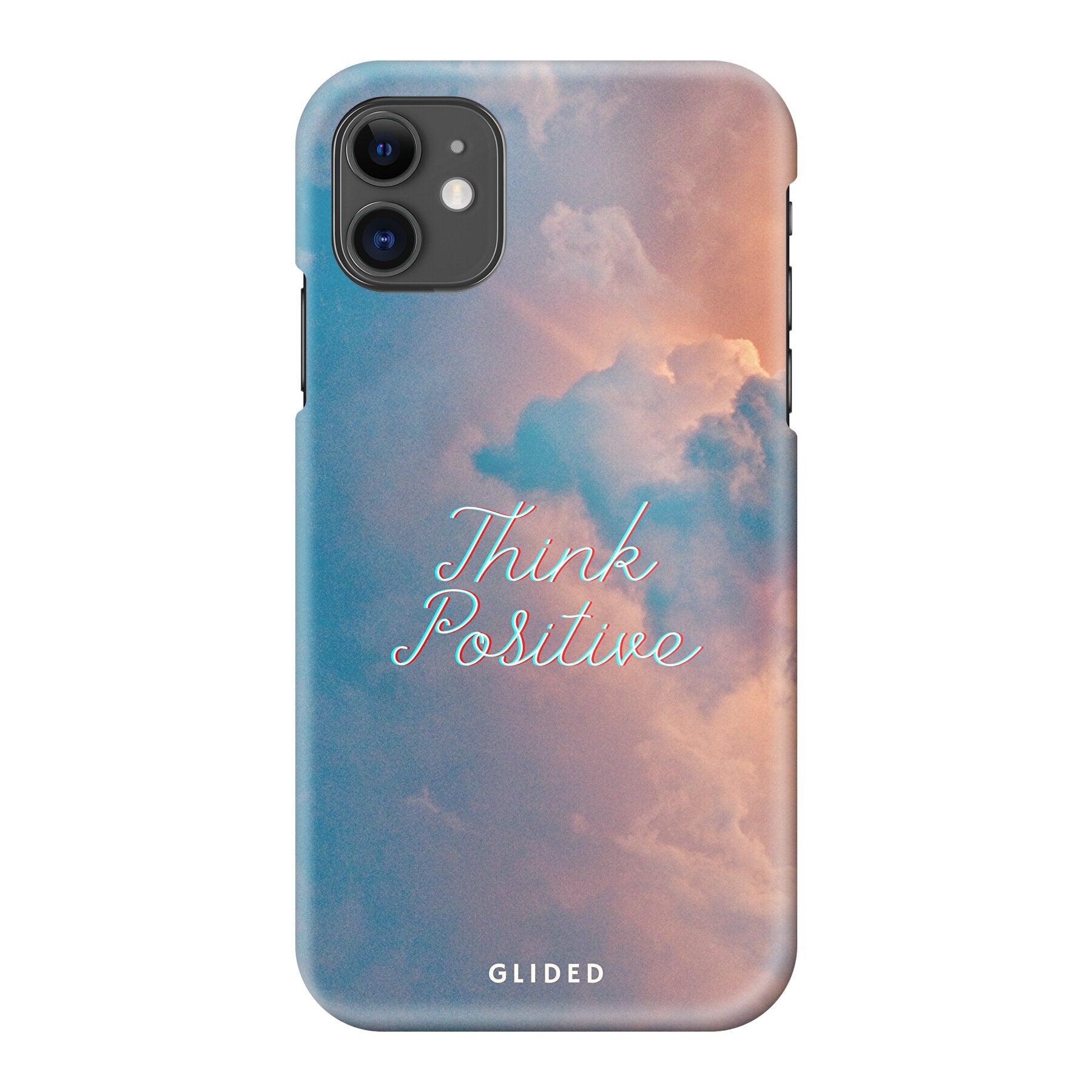 Think positive - iPhone 11 Handyhülle Hard Case