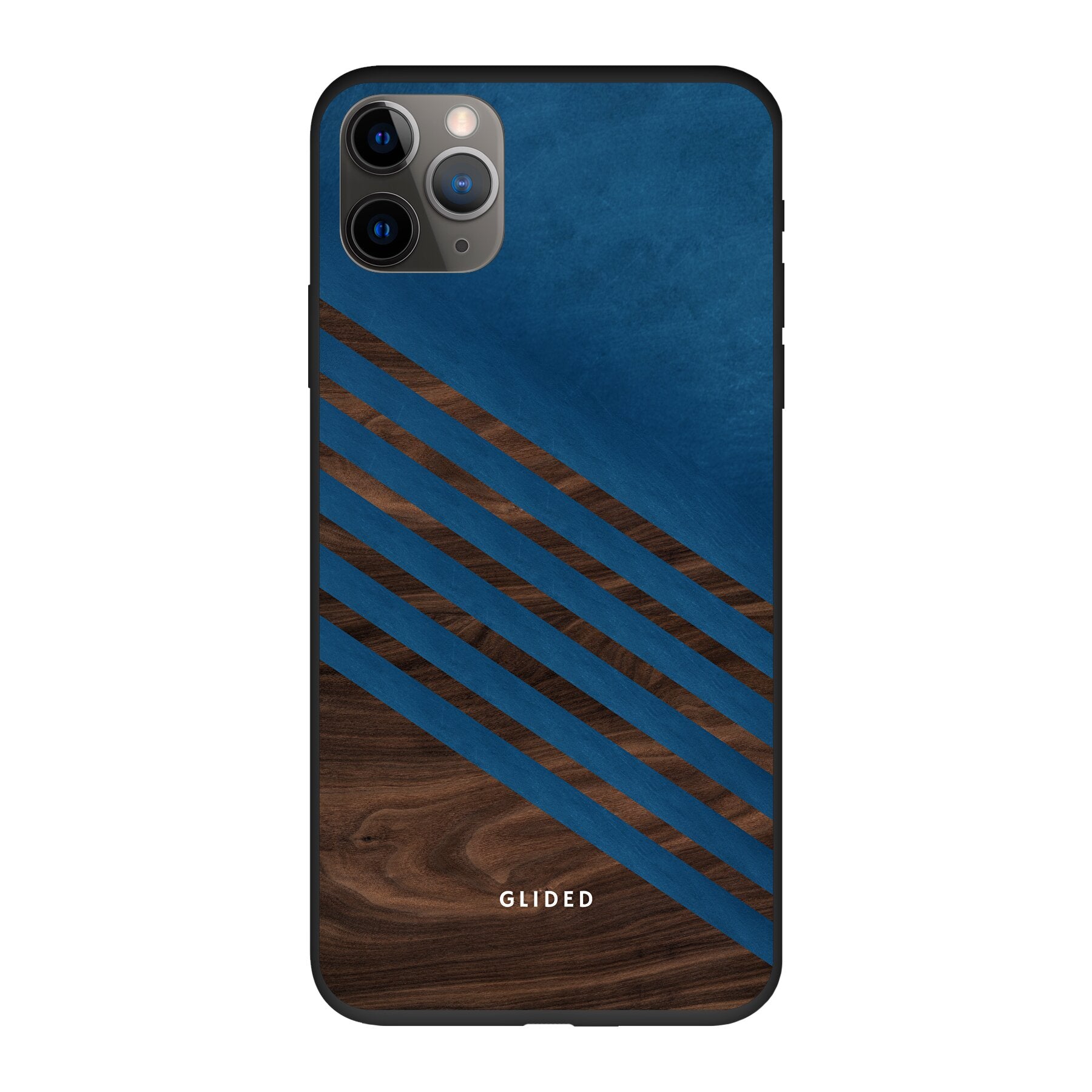 Blue Wood - iPhone 11 Pro Handyhülle Biologisch Abbaubar