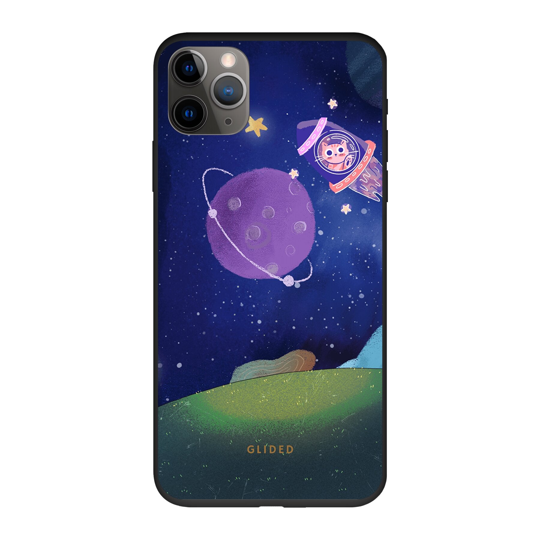 Galaxy Cat - iPhone 11 Pro Handyhülle Biologisch Abbaubar