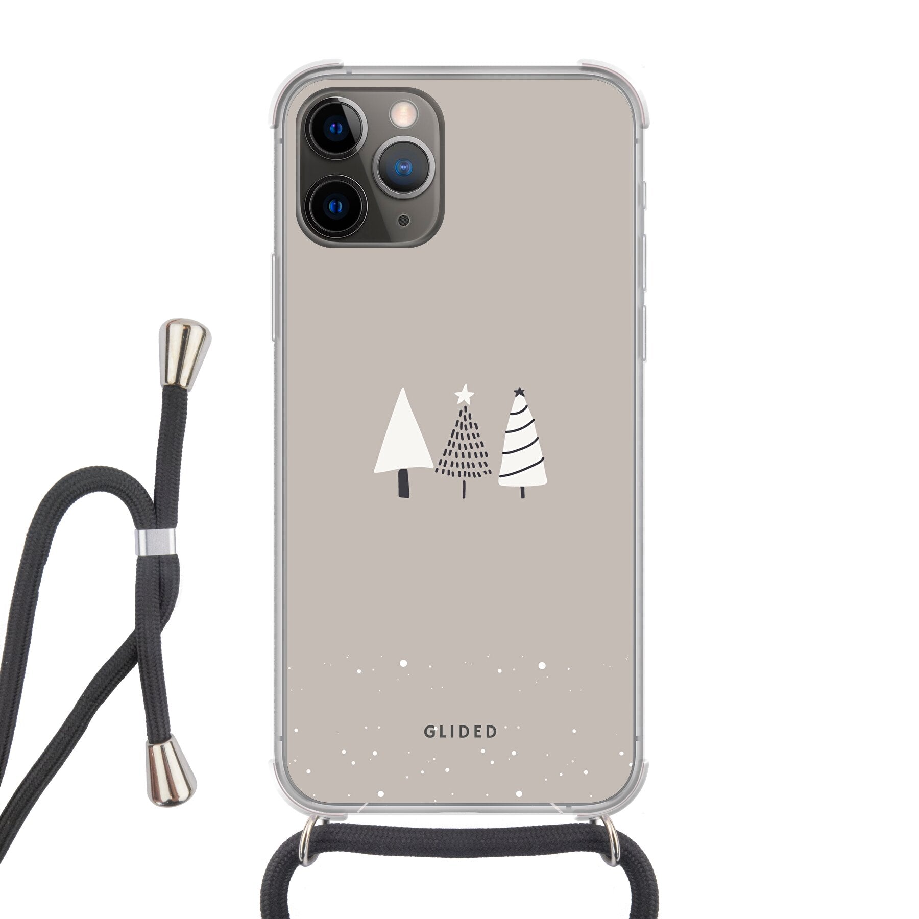 Snowscape - iPhone 11 Pro Handyhülle Crossbody case mit Band