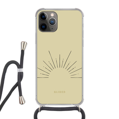 Sunrise - iPhone 11 Pro Handyhülle Crossbody case mit Band