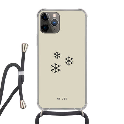 Snowflakes - iPhone 11 Pro Handyhülle Crossbody case mit Band