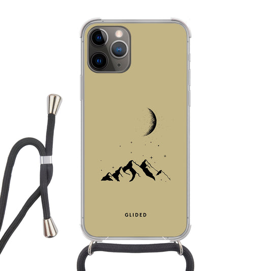 Lunar Peaks - iPhone 11 Pro Handyhülle Crossbody case mit Band