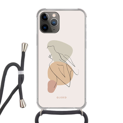 Woman Power - iPhone 11 Pro Handyhülle Crossbody case mit Band