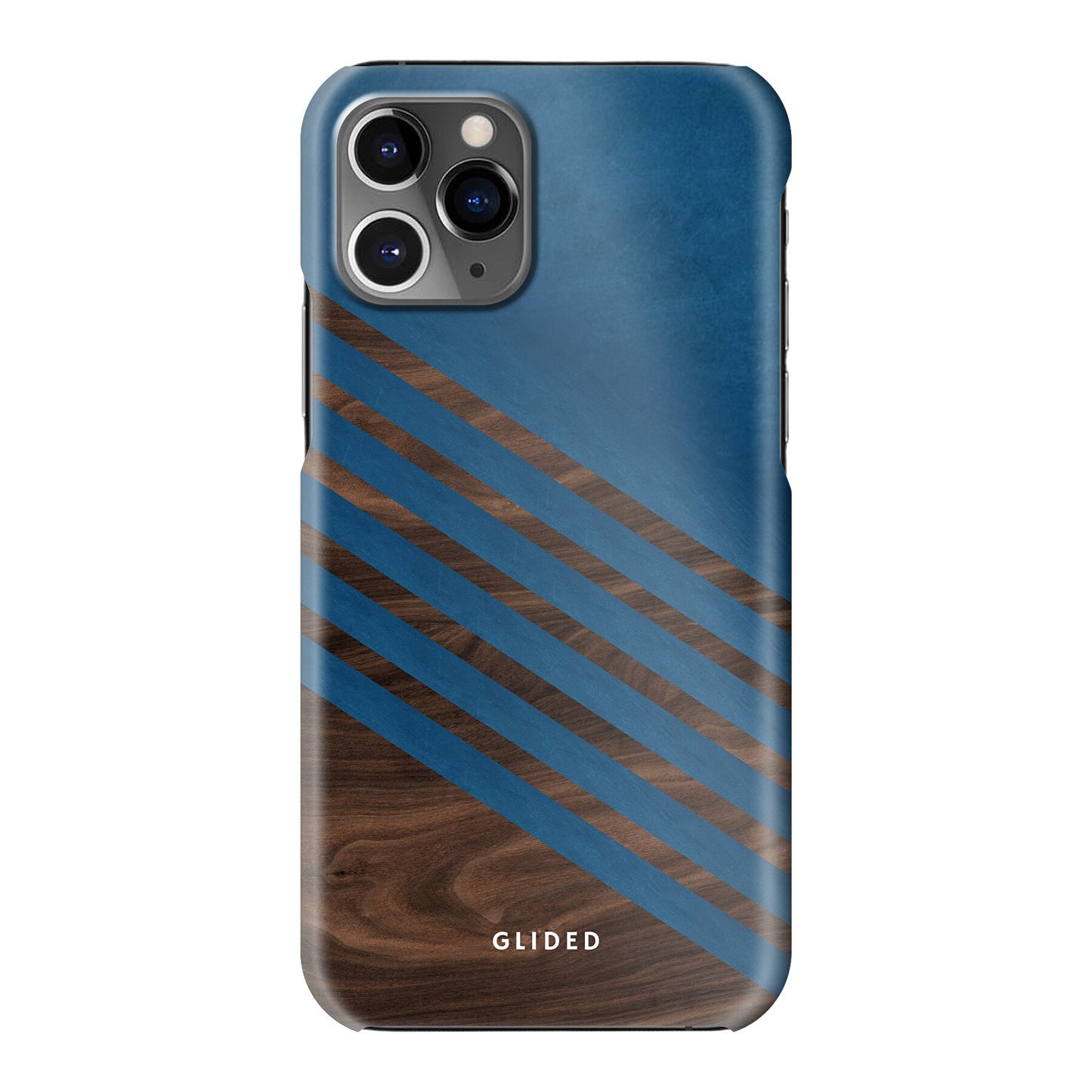 Blue Wood - iPhone 11 Pro Handyhülle Hard Case