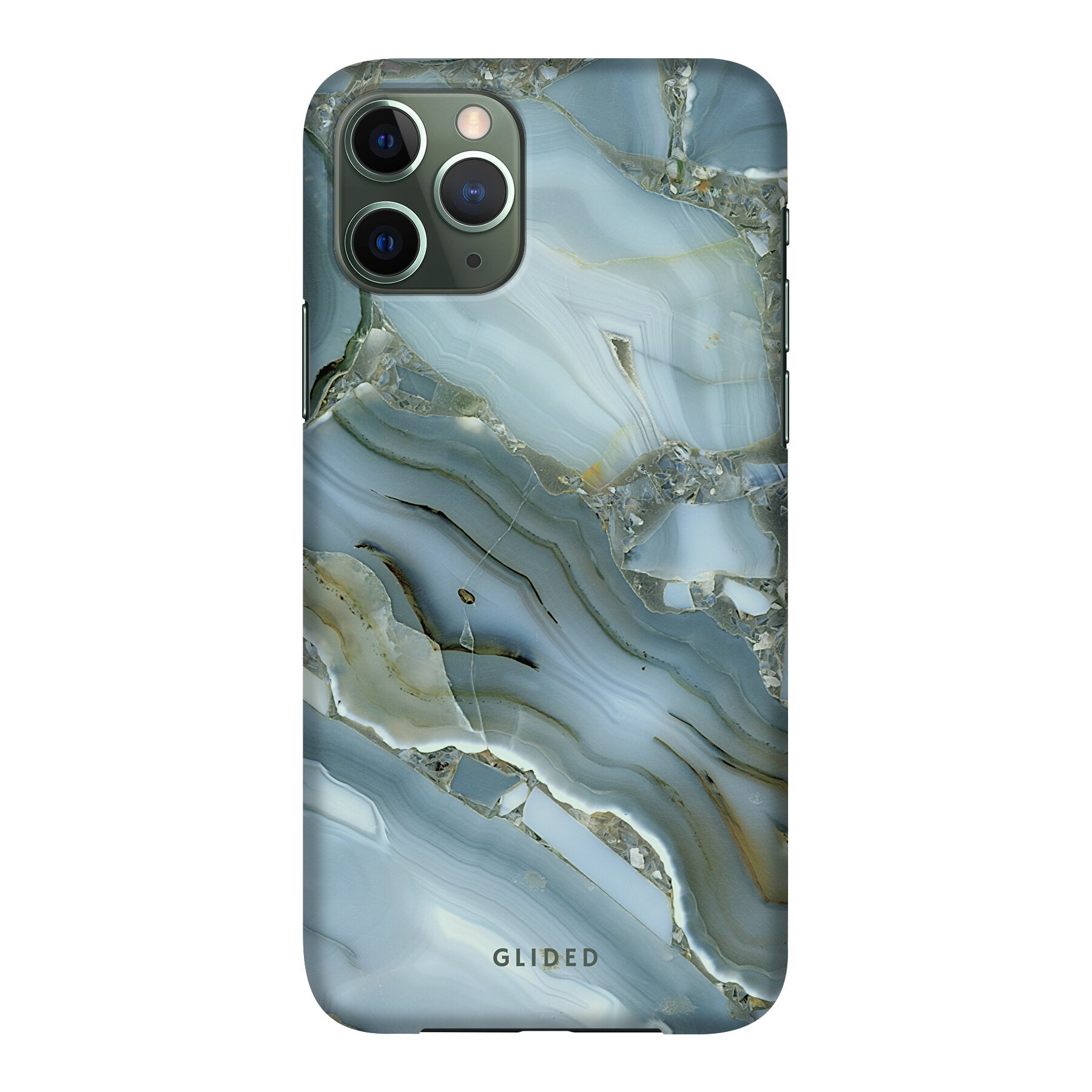 Green Marble - iPhone 11 Pro Handyhülle Hard Case