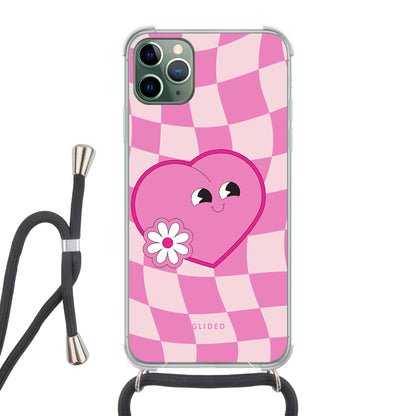 Sweet Love - iPhone 11 Pro Max Handyhülle Crossbody case mit Band