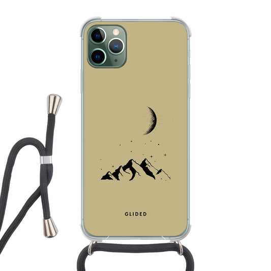 Lunar Peaks - iPhone 11 Pro Max Handyhülle Crossbody case mit Band