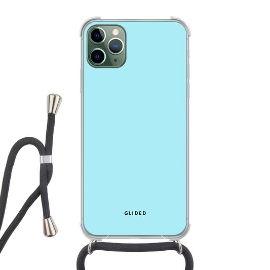 Turquoise Touch - iPhone 11 Pro Max Handyhülle Crossbody case mit Band