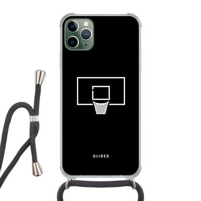 Basketball Fun - iPhone 11 Pro Max Handyhülle Crossbody case mit Band