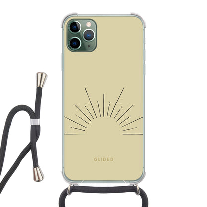 Sunrise - iPhone 11 Pro Max Handyhülle Crossbody case mit Band