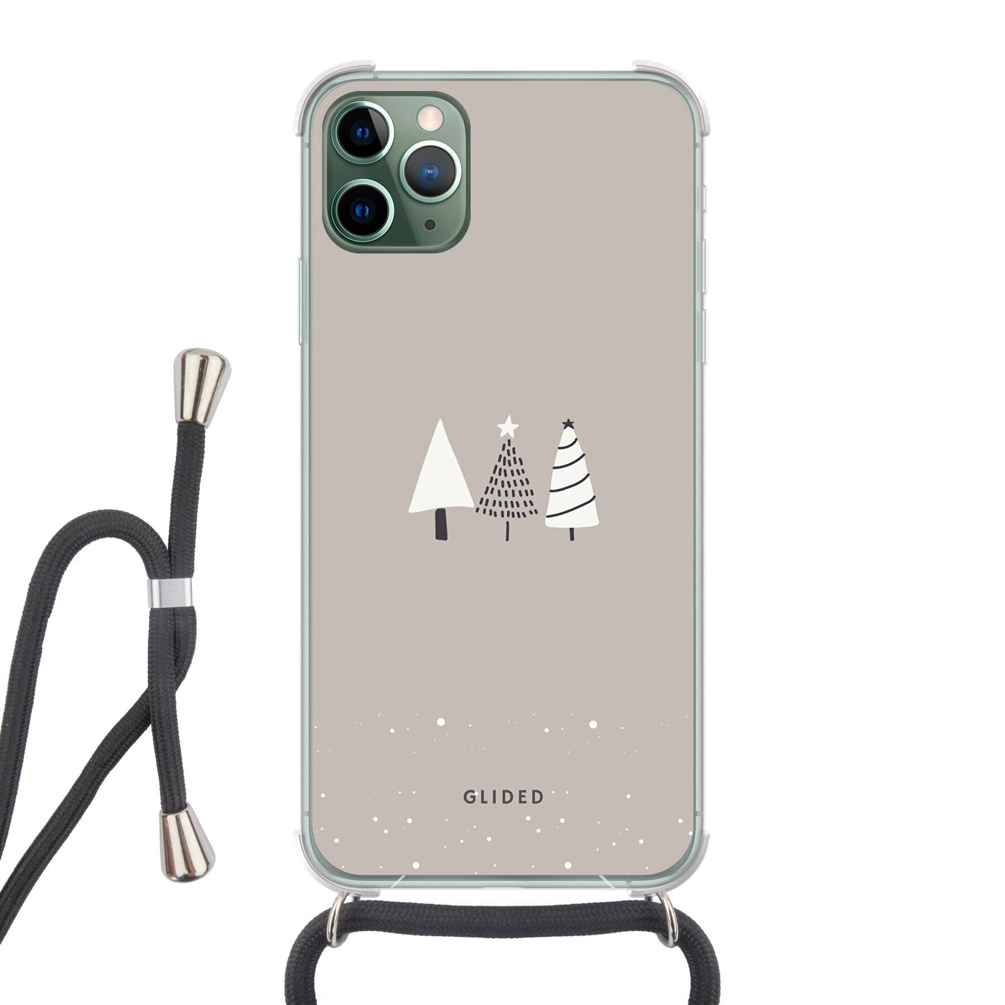 Snowscape - iPhone 11 Pro Max Handyhülle Crossbody case mit Band