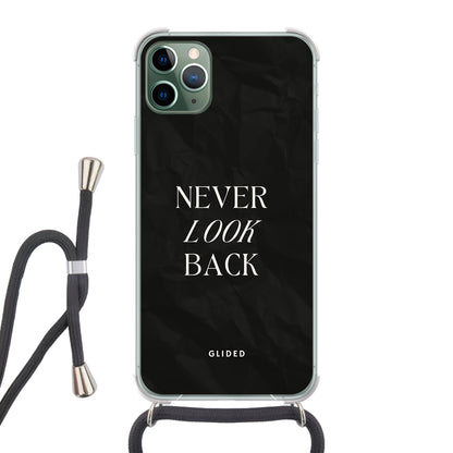 Never Back - iPhone 11 Pro Max Handyhülle Crossbody case mit Band