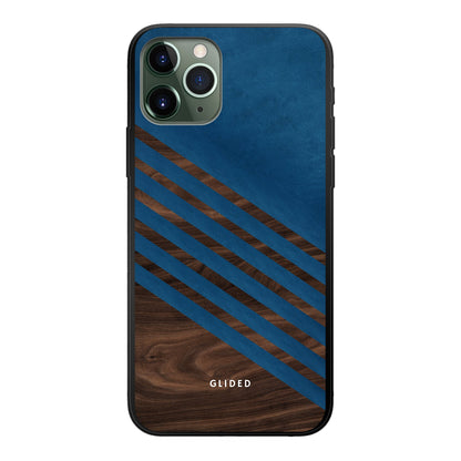 Blue Wood - iPhone 11 Pro Handyhülle Soft case