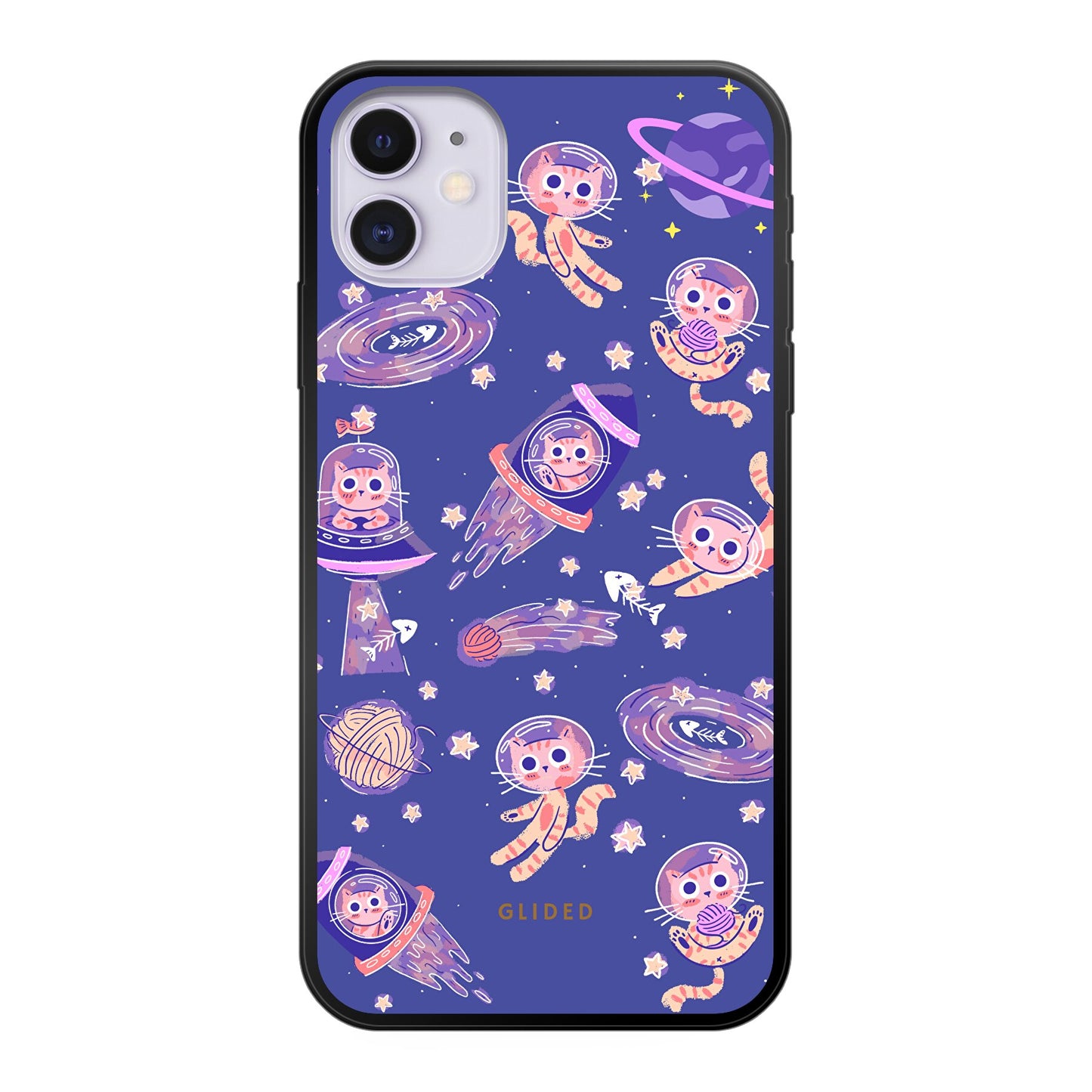 Space Cat - iPhone 11 Handyhülle Soft case