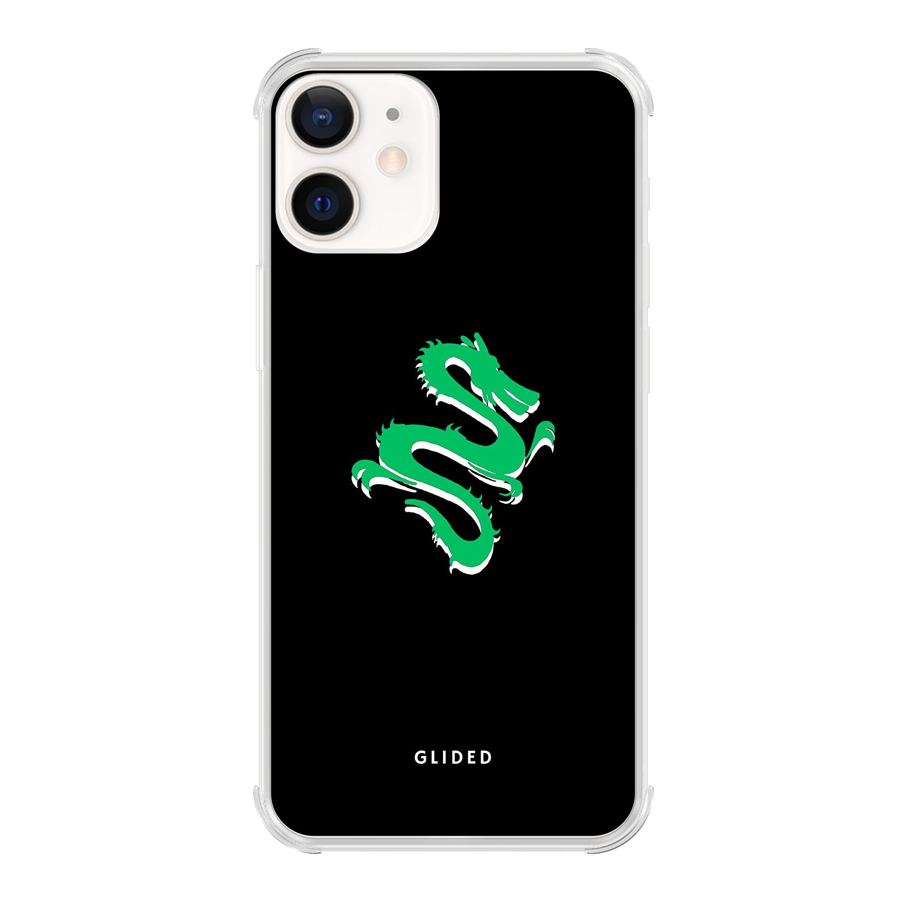 Emerald Dragon - iPhone 12 Handyhülle Bumper case