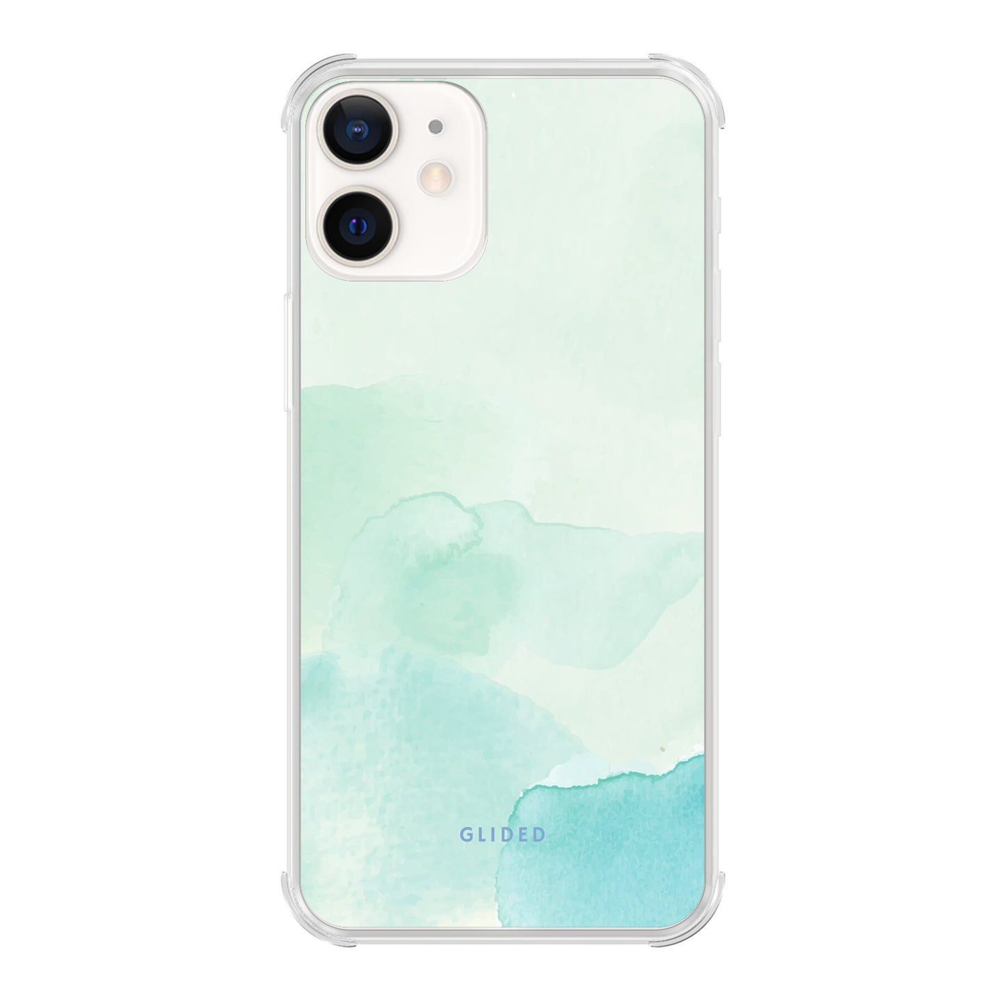 Turquoise Art - iPhone 12 Handyhülle Bumper case