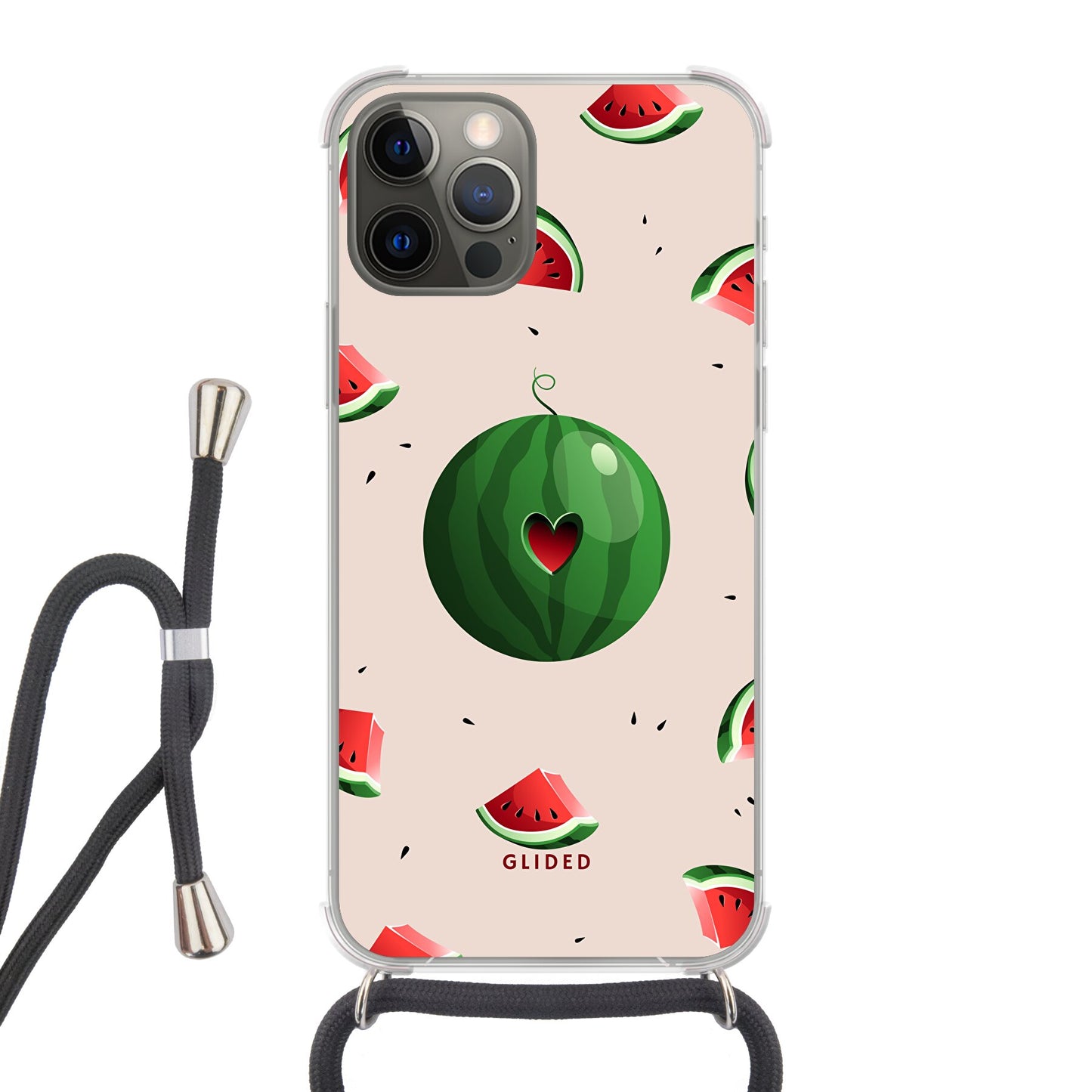 TastyLove - iPhone 12 Handyhülle Crossbody case mit Band