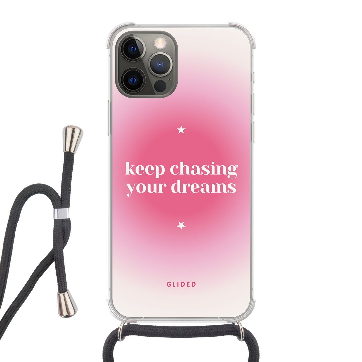 Chasing Dreams - iPhone 12 Handyhülle Crossbody case mit Band